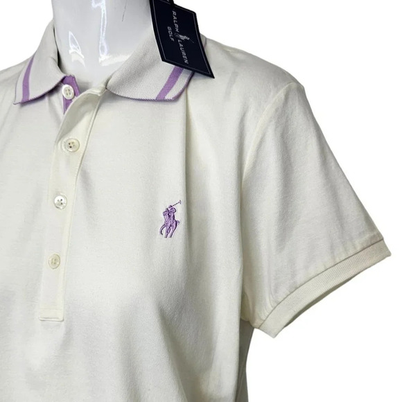 Ralph Lauren Golf  Women's Polo Short Sleeve Shirt Size Medium - Picture 8 of 9